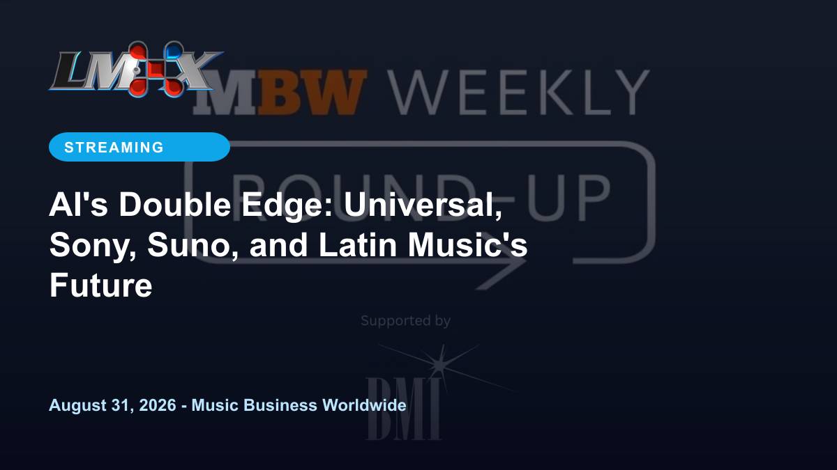 AI's Double Edge: Universal, Sony, Suno, and Latin Music's Future
