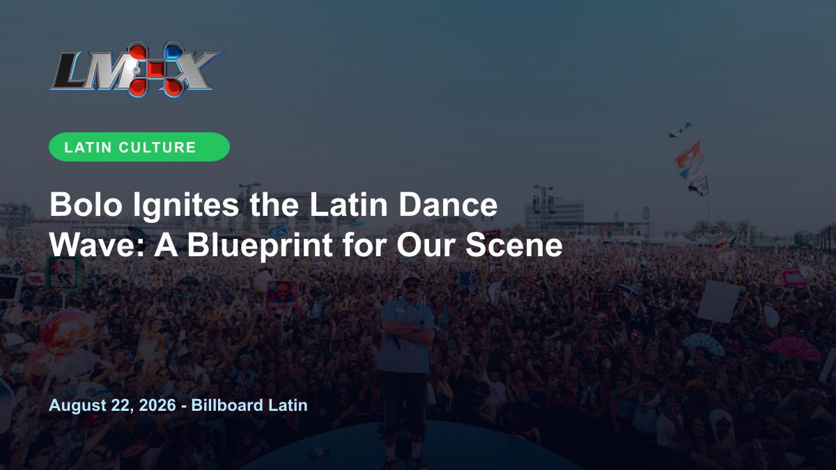 Bolo Ignites the Latin Dance Wave: A Blueprint for Our Scene
