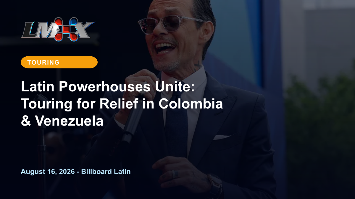 Latin Powerhouses Unite: Touring for Relief in Colombia & Venezuela