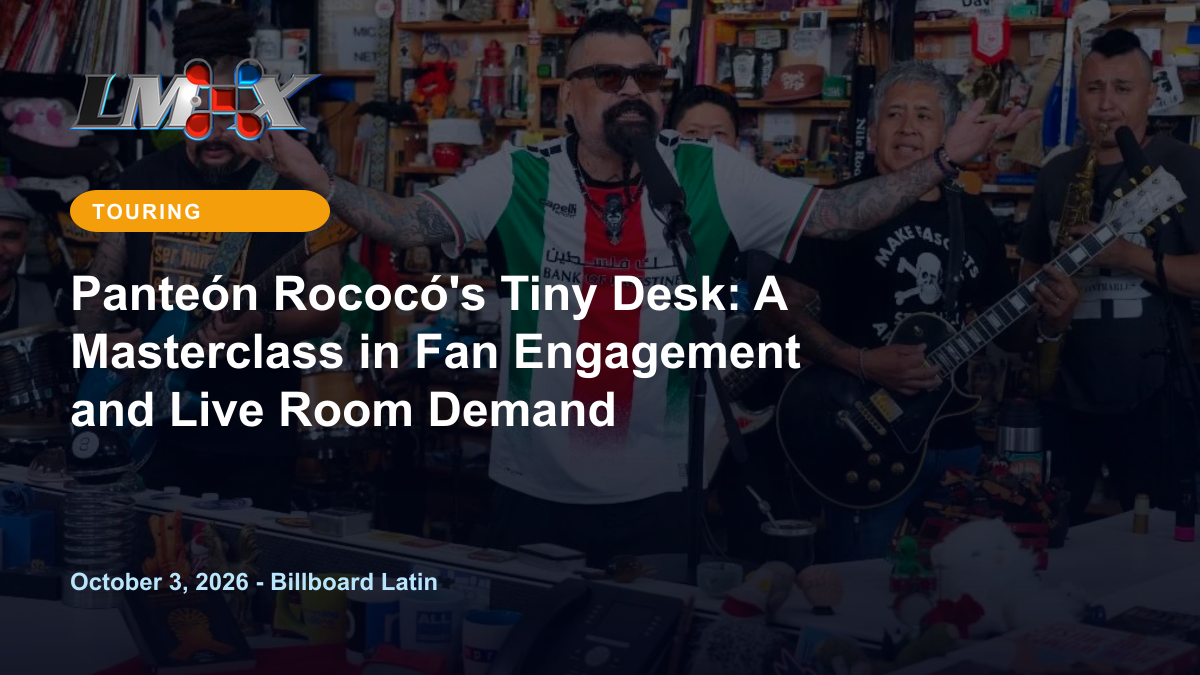 Panteón Rococó's Tiny Desk: A Masterclass in Fan Engagement and Live Room Demand