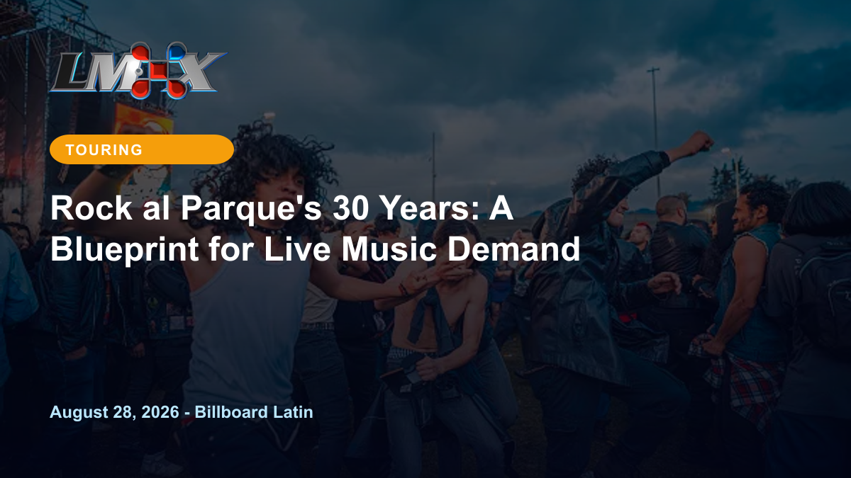 Rock al Parque's 30 Years: A Blueprint for Live Music Demand