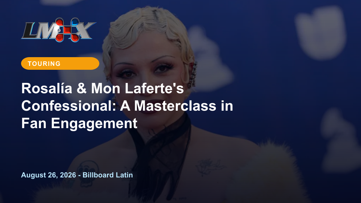 Rosalía & Mon Laferte's Confessional: A Masterclass in Fan Engagement