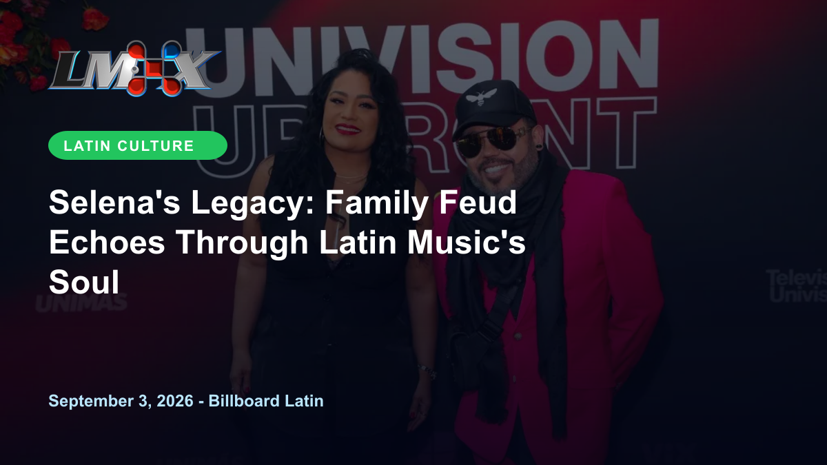 Selena's Legacy: Family Feud Echoes Through Latin Music's Soul
