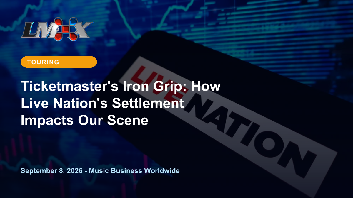 Ticketmaster's Iron Grip: How Live Nation's Settlement Impacts Our Scene